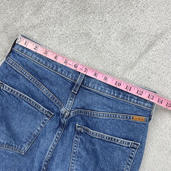 Ayr Jeans Womens 26 Blue The LaLa Made In LA Straight Leg Medium Wash USA Denim - Picture 7 of 16